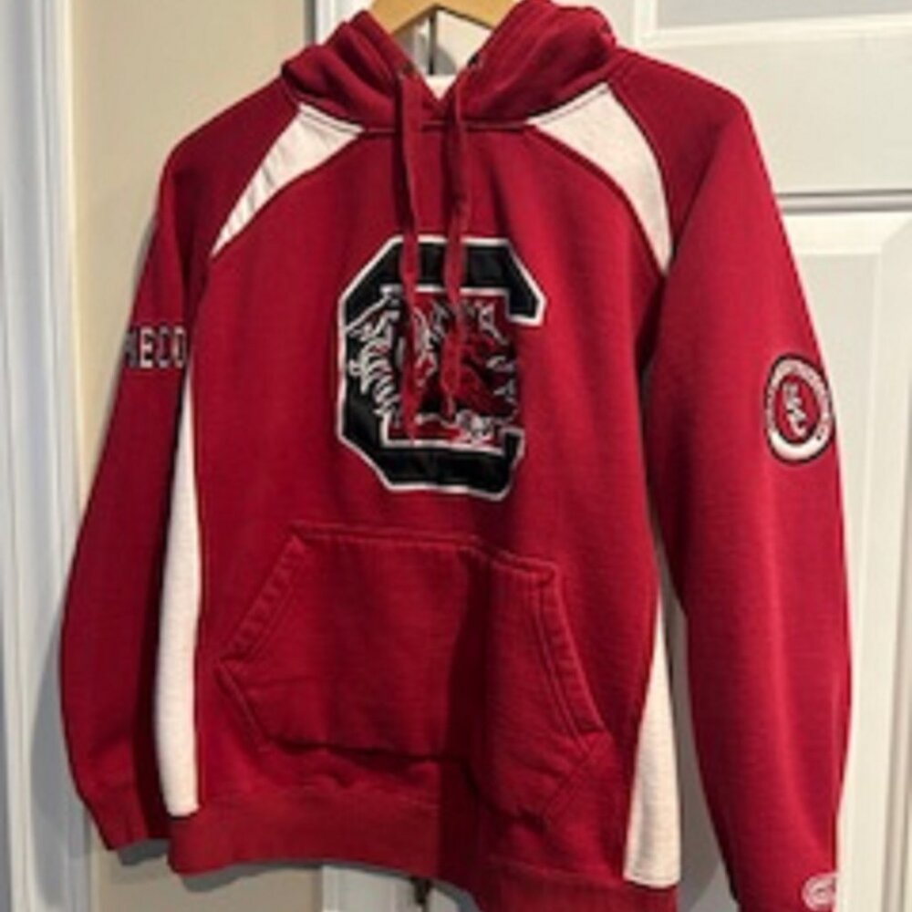 Women's Sweatshirt Carolina Gamecocks Has Hoodie Medium (Garnet, Black & White)